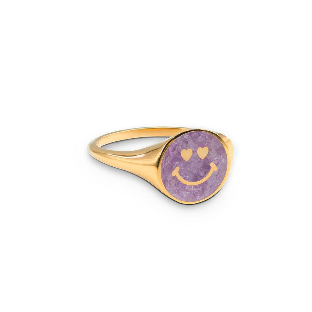 Smiley Face Ring - Anna Lou of London