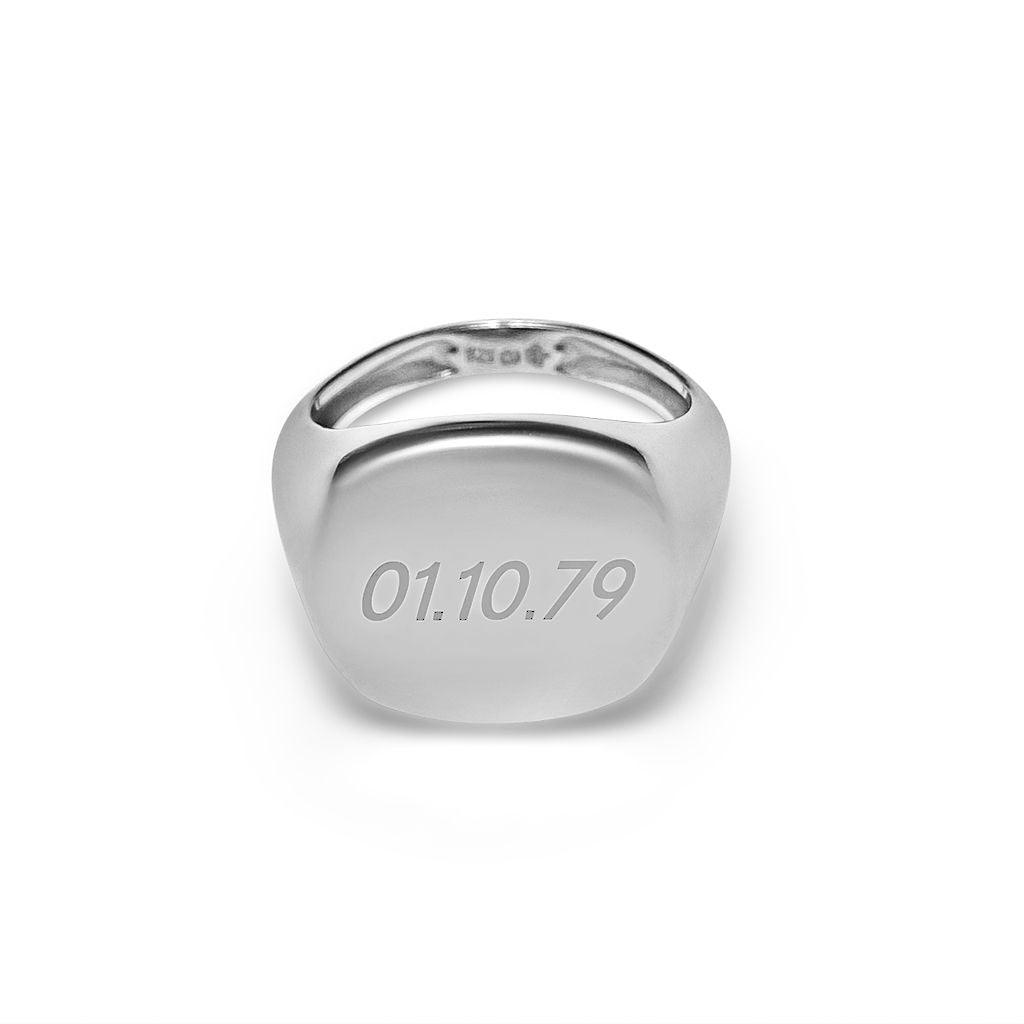 Personalised Engraved Signet Ring - Anna Lou of London