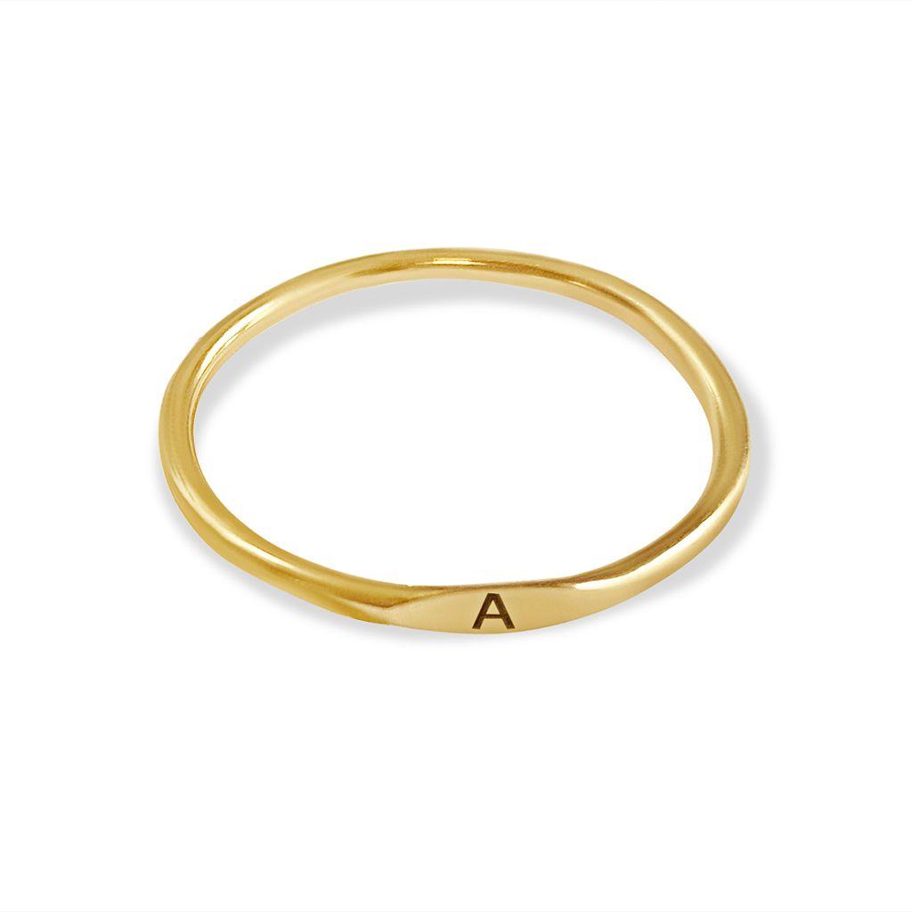 Initial Stackable Ring - Anna Lou of London