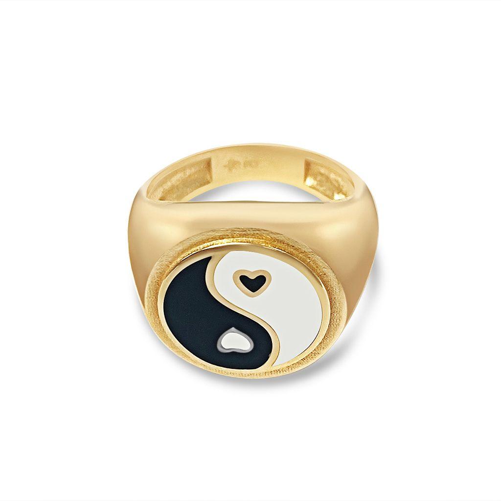 Yin Yang Signet Ring - Anna Lou of London