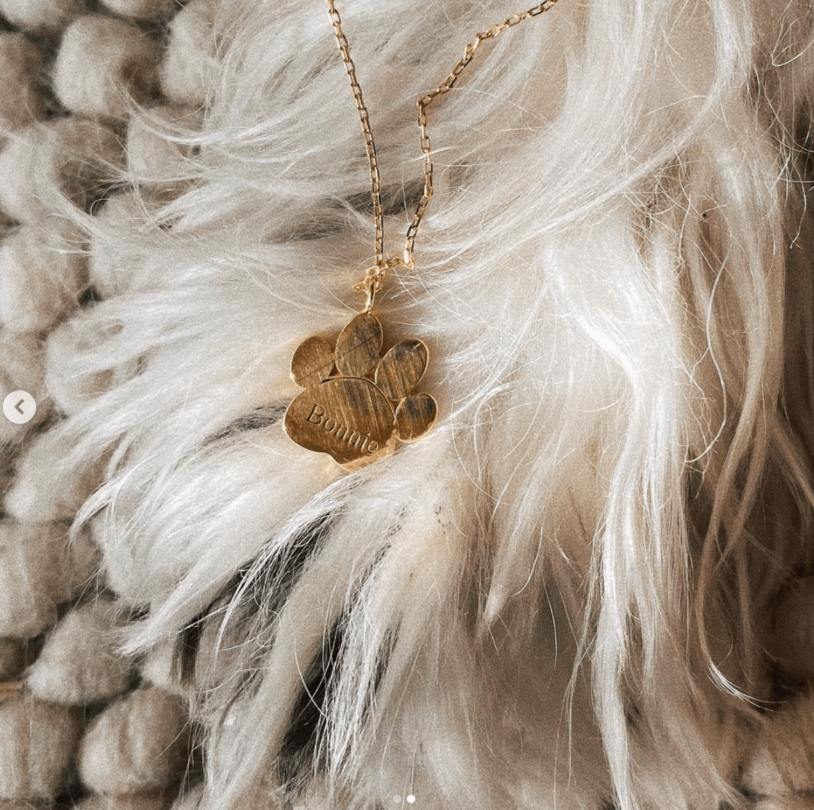 Personalised paw necklace deals