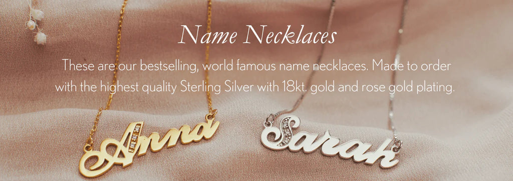 Enter to win a stunning personalised Name Necklace Anna Lou of London