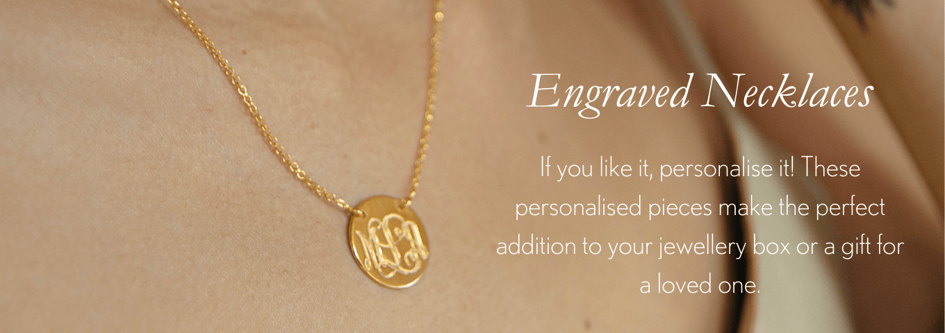 Engraved Necklaces - Anna Lou of London