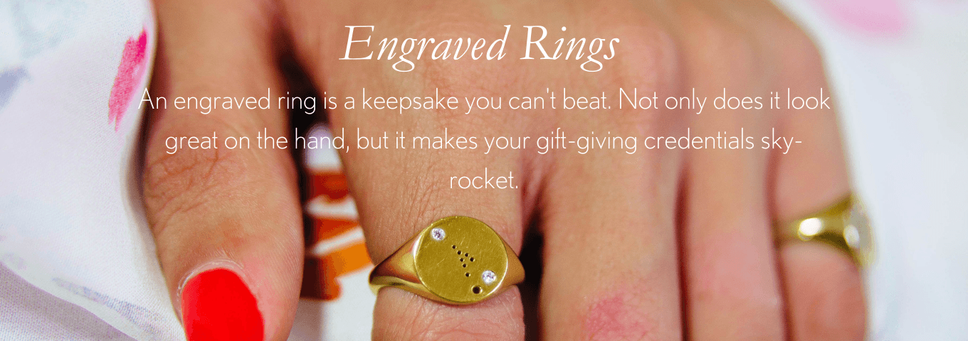 Engraved Rings - Anna Lou of London