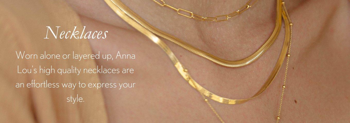 High quality on sale gold necklaces