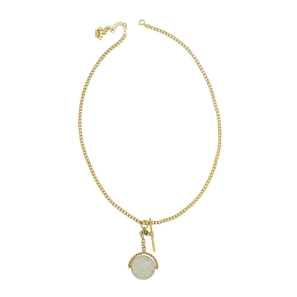 Tbar Gemstone Necklace - Anna Lou of London