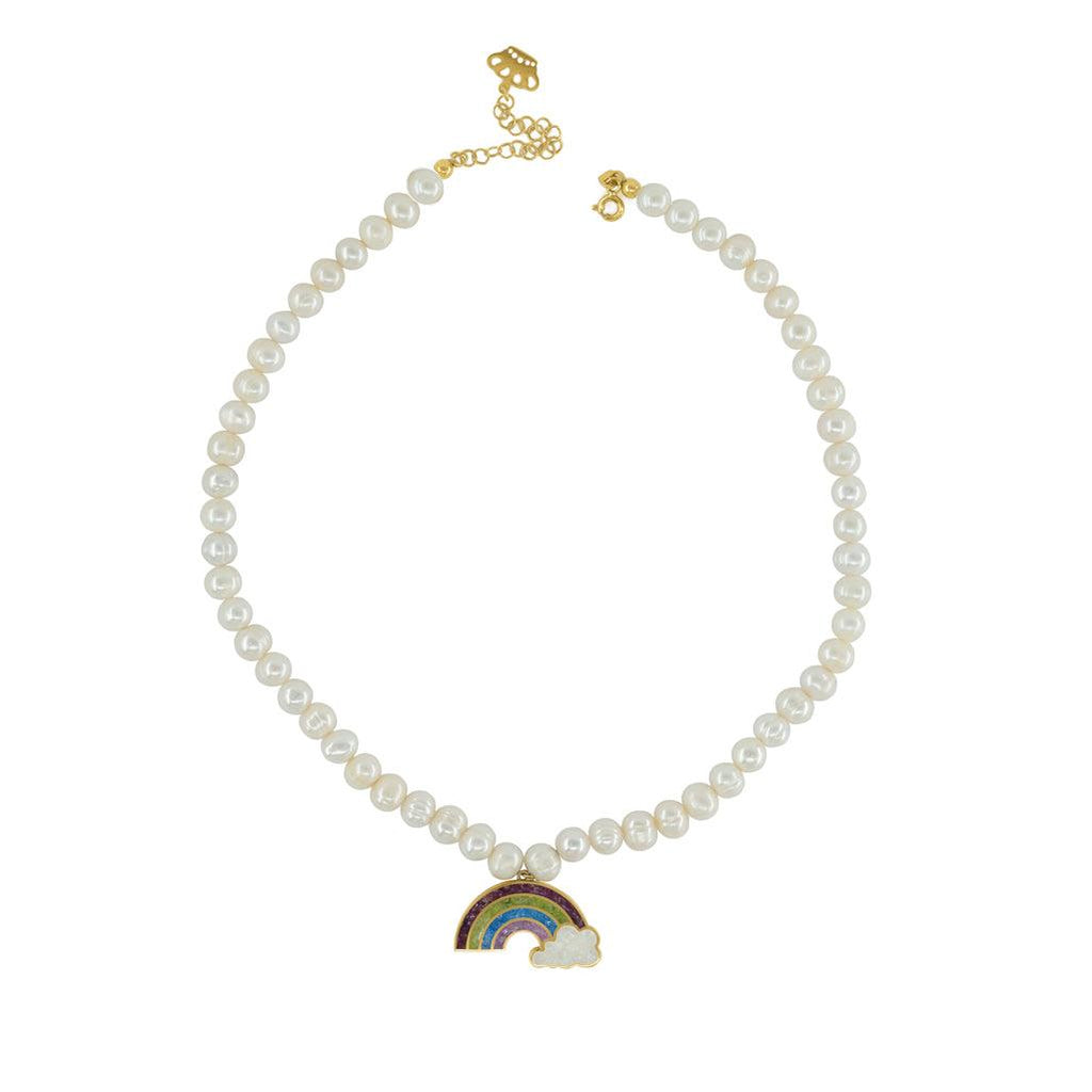 Rainbow Gemstone Necklace - Anna Lou of London