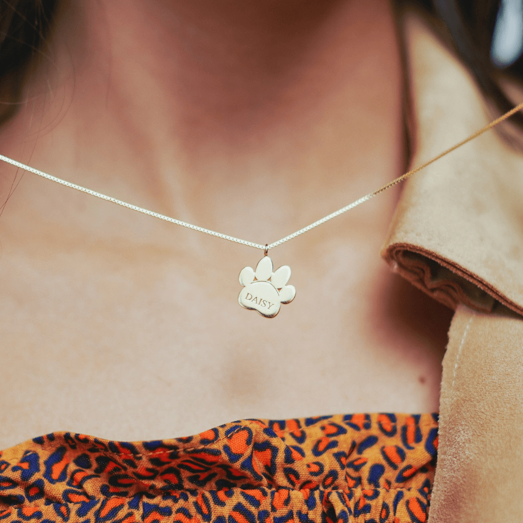 Pet Dog Paw Necklace - Anna Lou of London