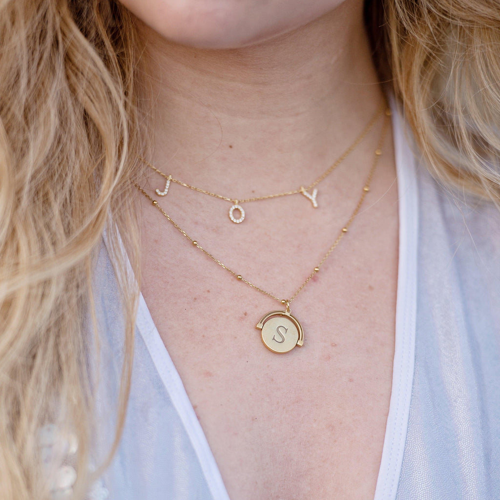 Crystal Word Choker Necklace - Anna Lou of London