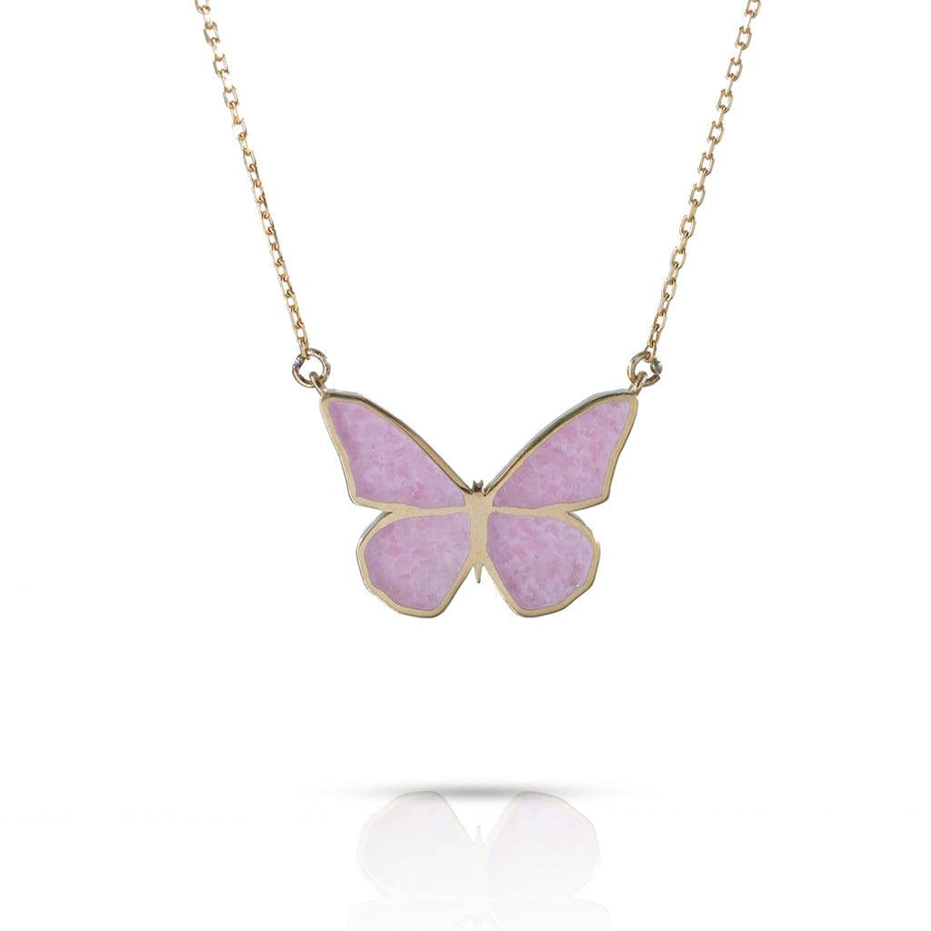 Butterfly Gemstone Necklace - Anna Lou of London