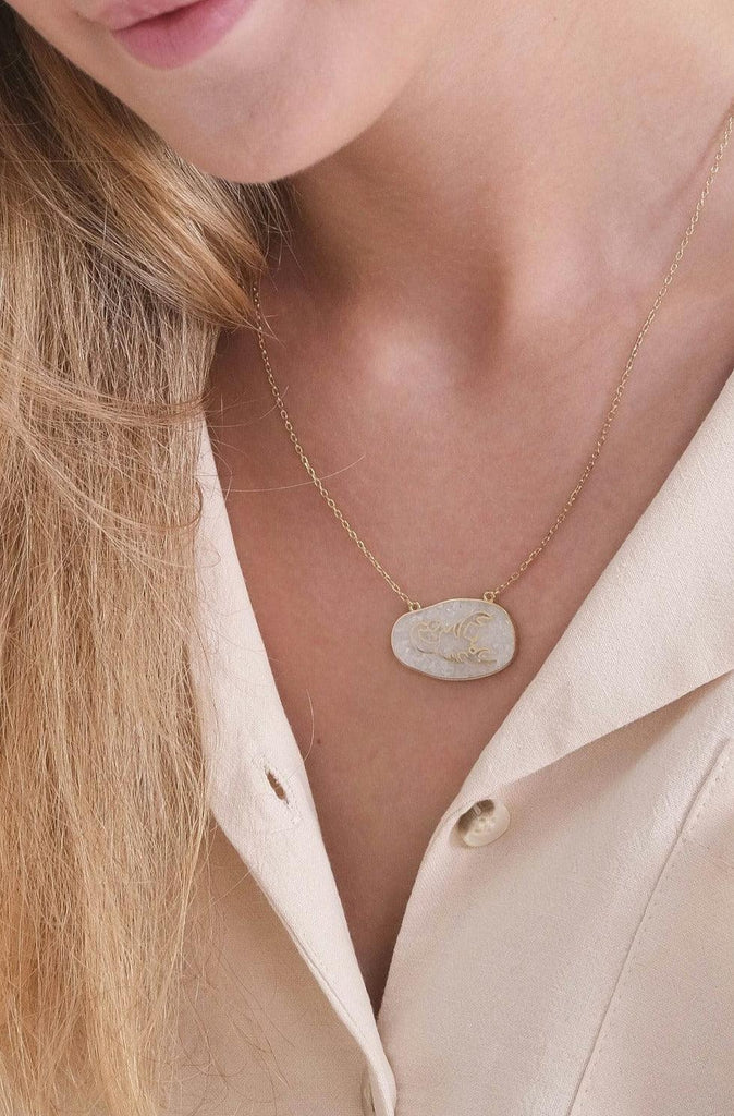 Zodiac Moonstone Necklace - Anna Lou of London