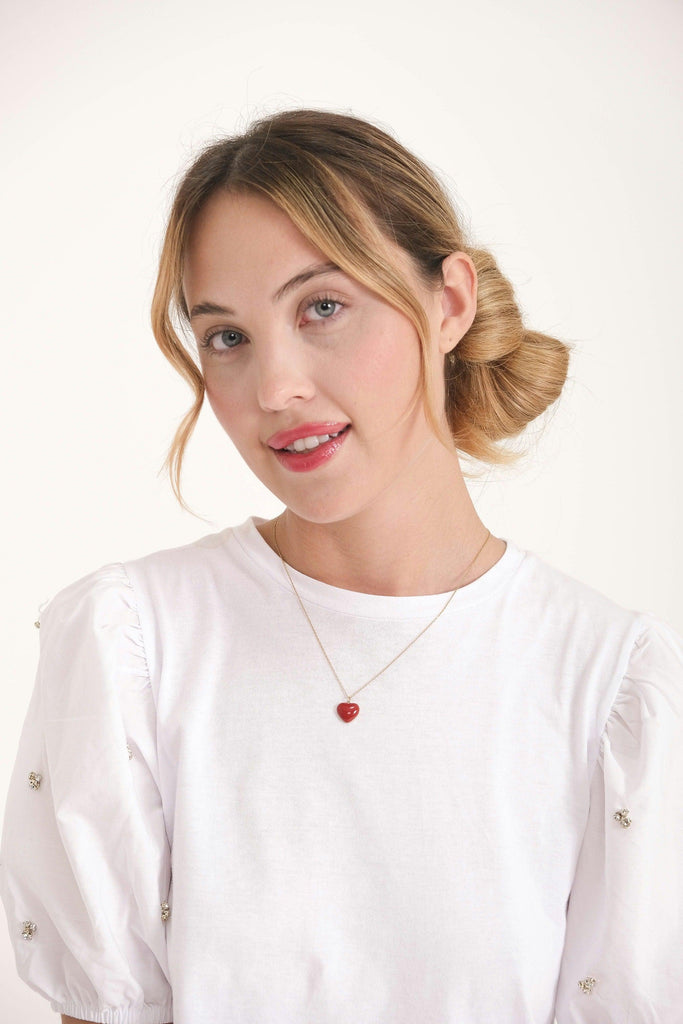 Rust Red Necklace - Anna Lou of London
