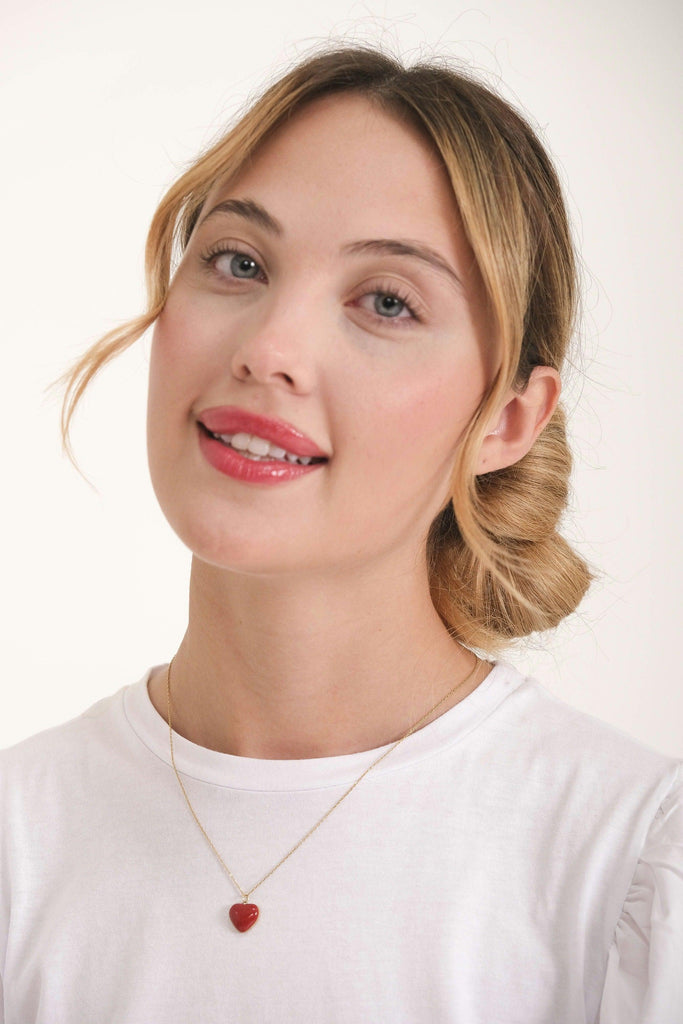 Rust Red Necklace - Anna Lou of London