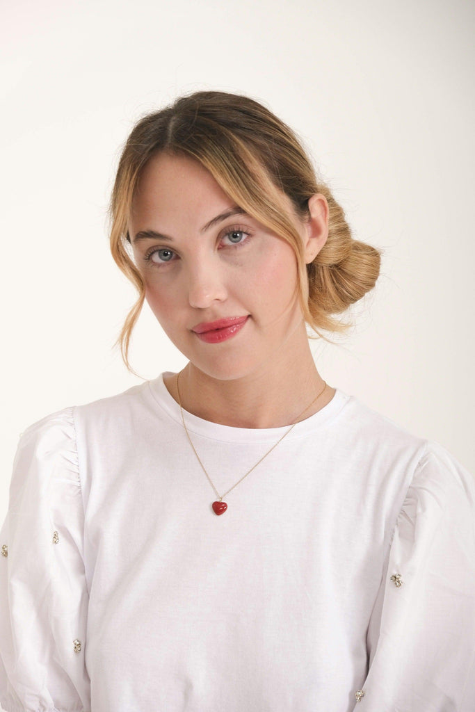 Rust Red Necklace - Anna Lou of London