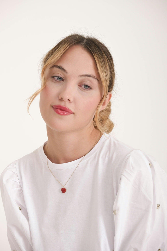 Rust Red Necklace - Anna Lou of London