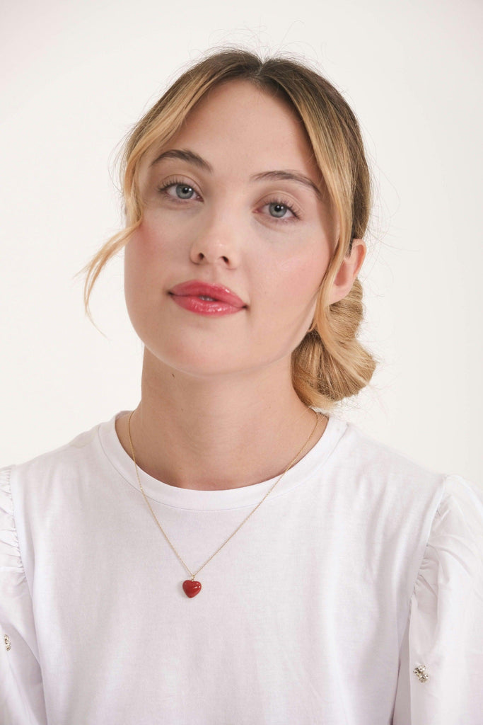 Rust Red Necklace - Anna Lou of London