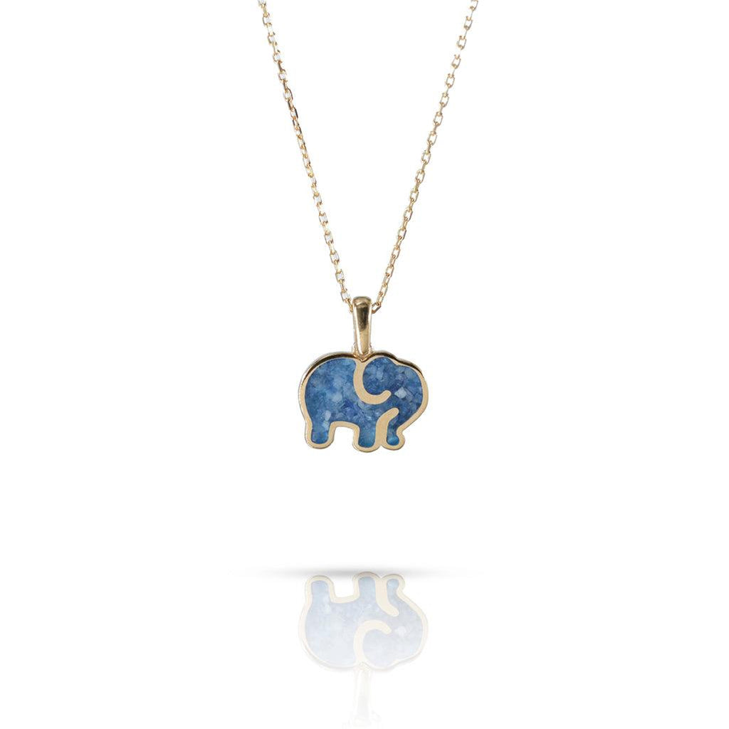 Elephant Gemstone Necklace - Anna Lou of London