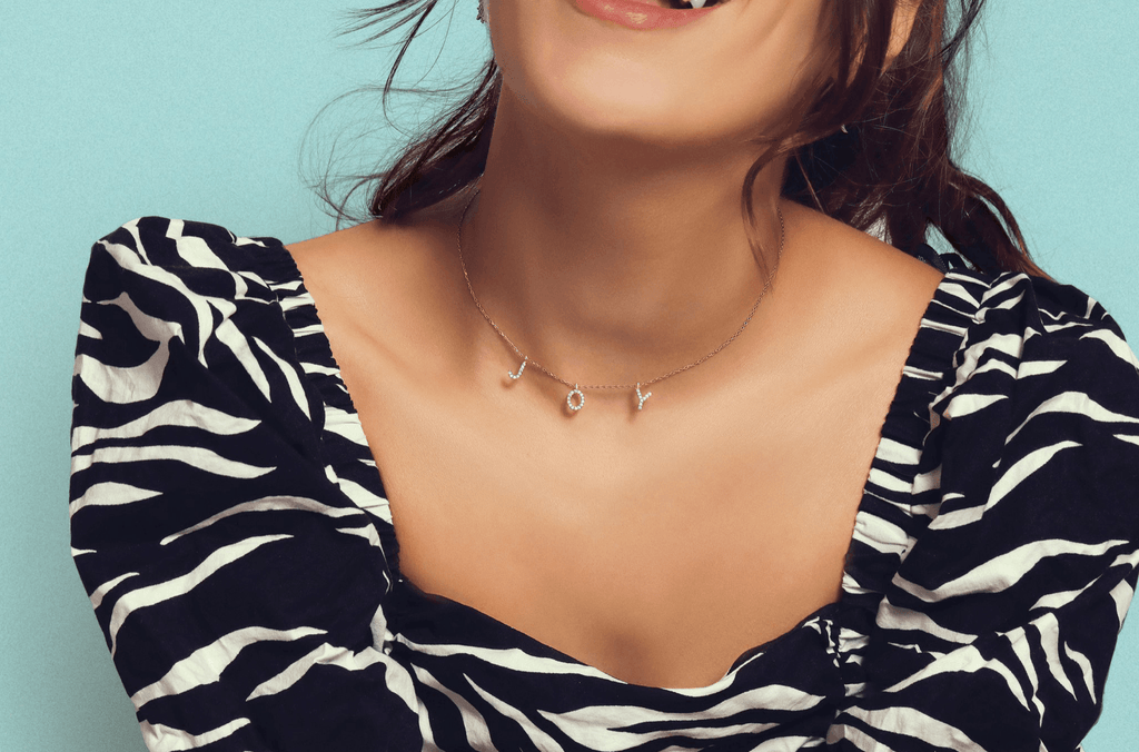 Crystal Word Choker Necklace - Anna Lou of London