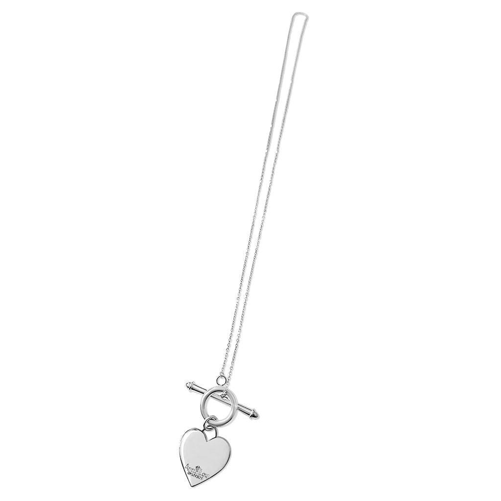 Ophelia Heart T Bar Necklace - Anna Lou of London