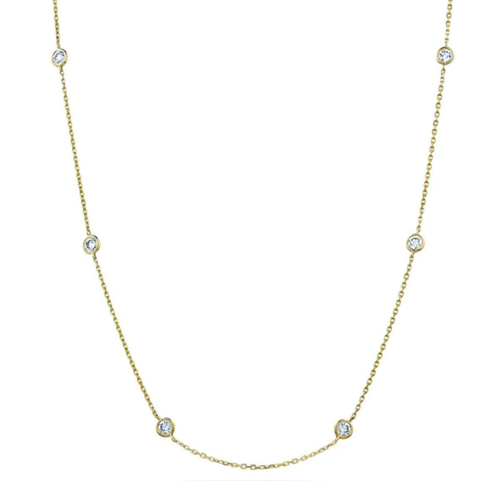 Diamond by the Yard Necklace - Anna Lou of London