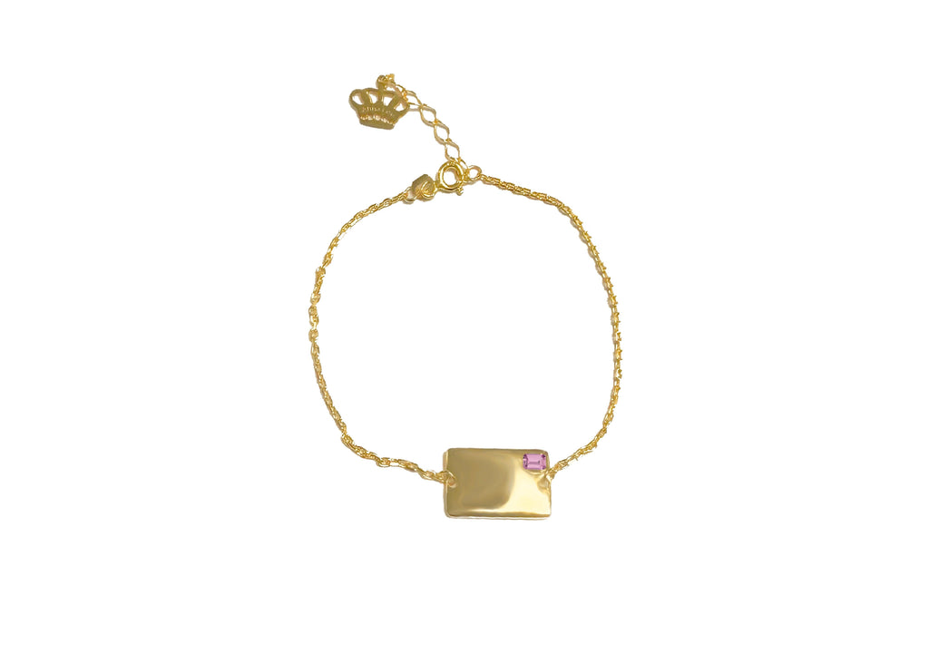 Rectangle Crystal Bracelet - Anna Lou of London