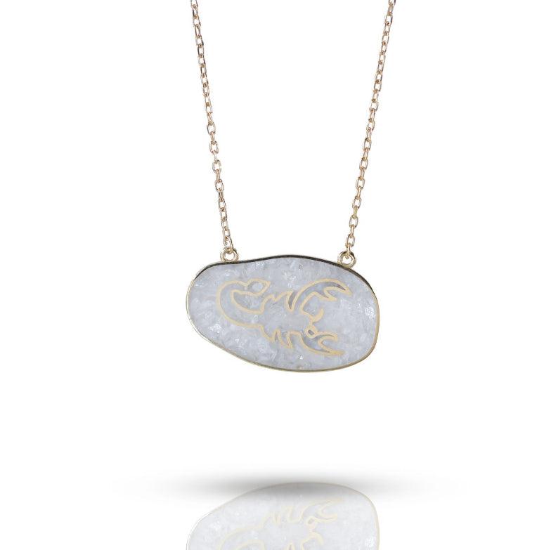 Zodiac Moonstone Necklace - Anna Lou of London