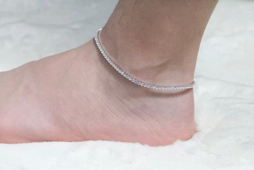 Tennis Chain Anklet - Anna Lou of London