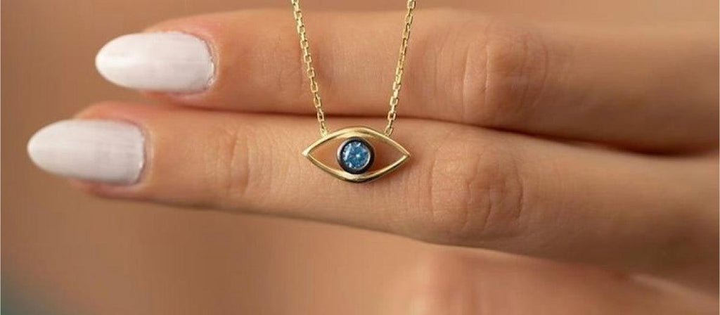 Birthstone Evil Eye Necklace - Anna Lou of London