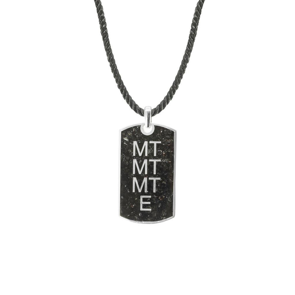 More to Me Gemstone Dog Tag Necklace - Anna Lou of London