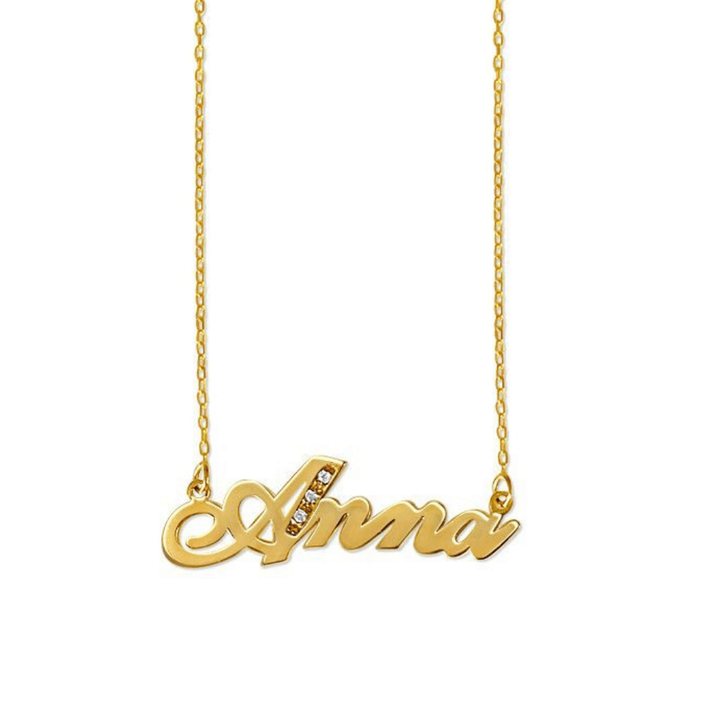 Anna lou of london 2025 name necklace