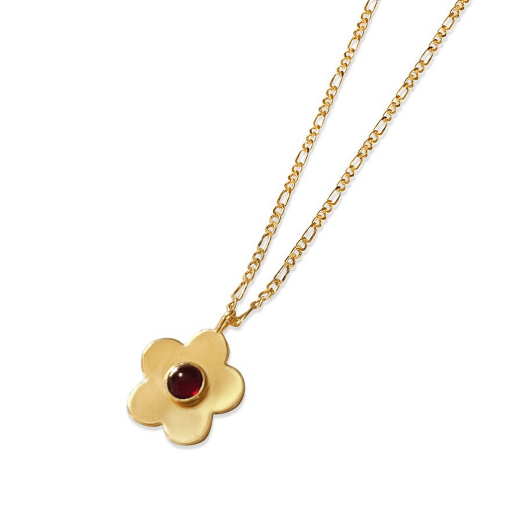 Birthstone Daisy Necklace - Anna Lou of London