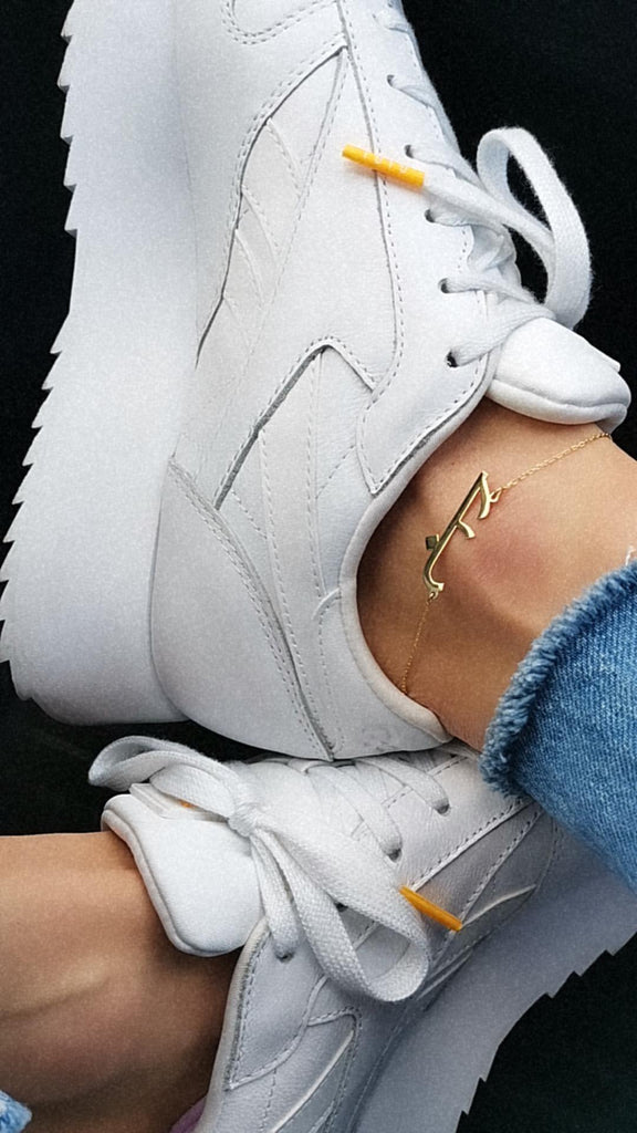 Arabic Name/Word Anklet - Anna Lou of London
