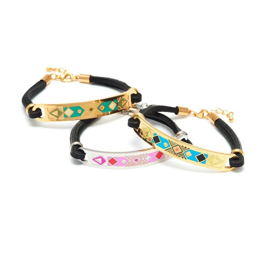 Aztec bracelets - Anna Lou of London