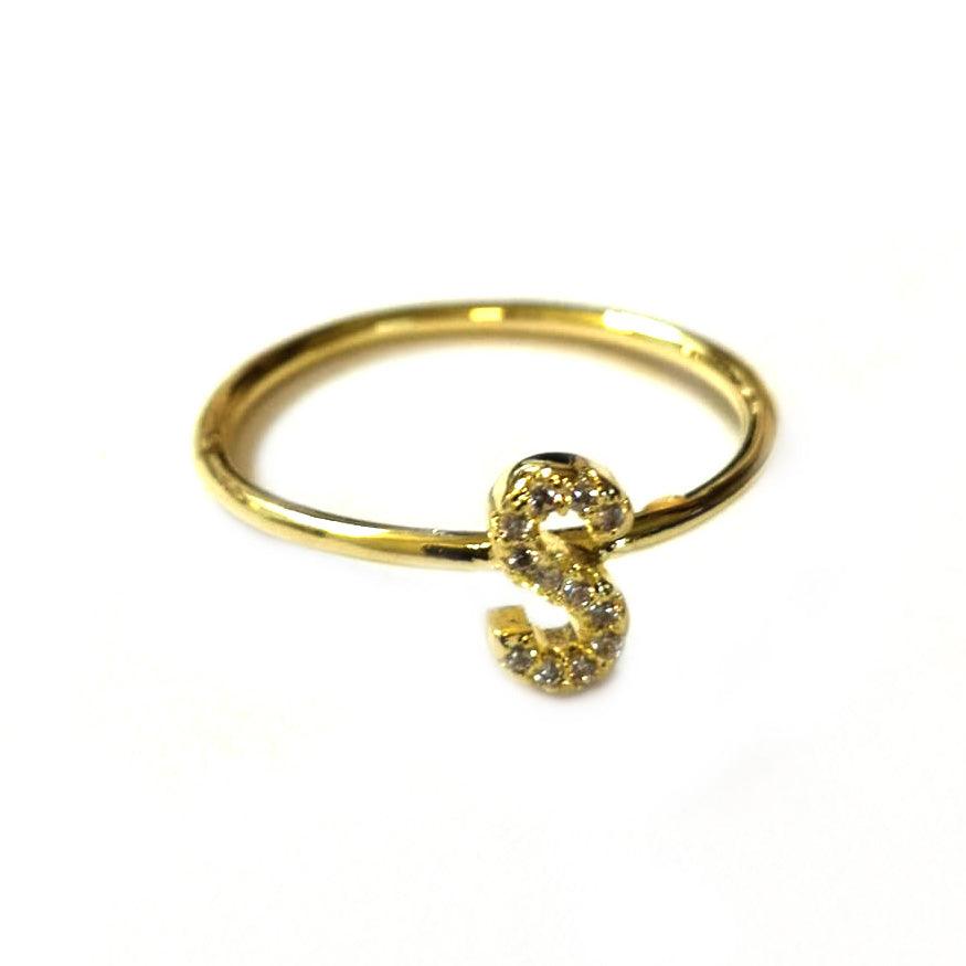 Initial Diamond Ring - Anna Lou of London