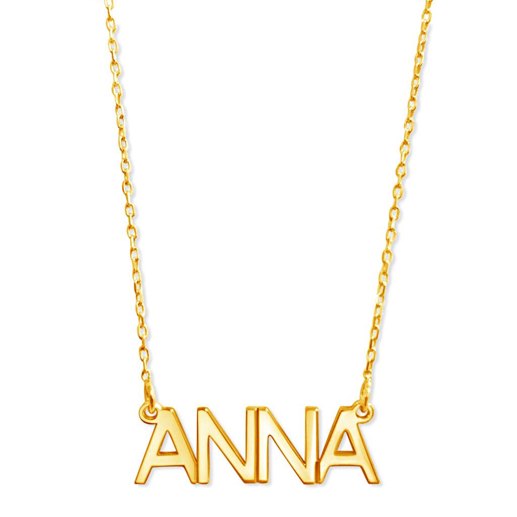 Capital Name Necklace - Anna Lou of London