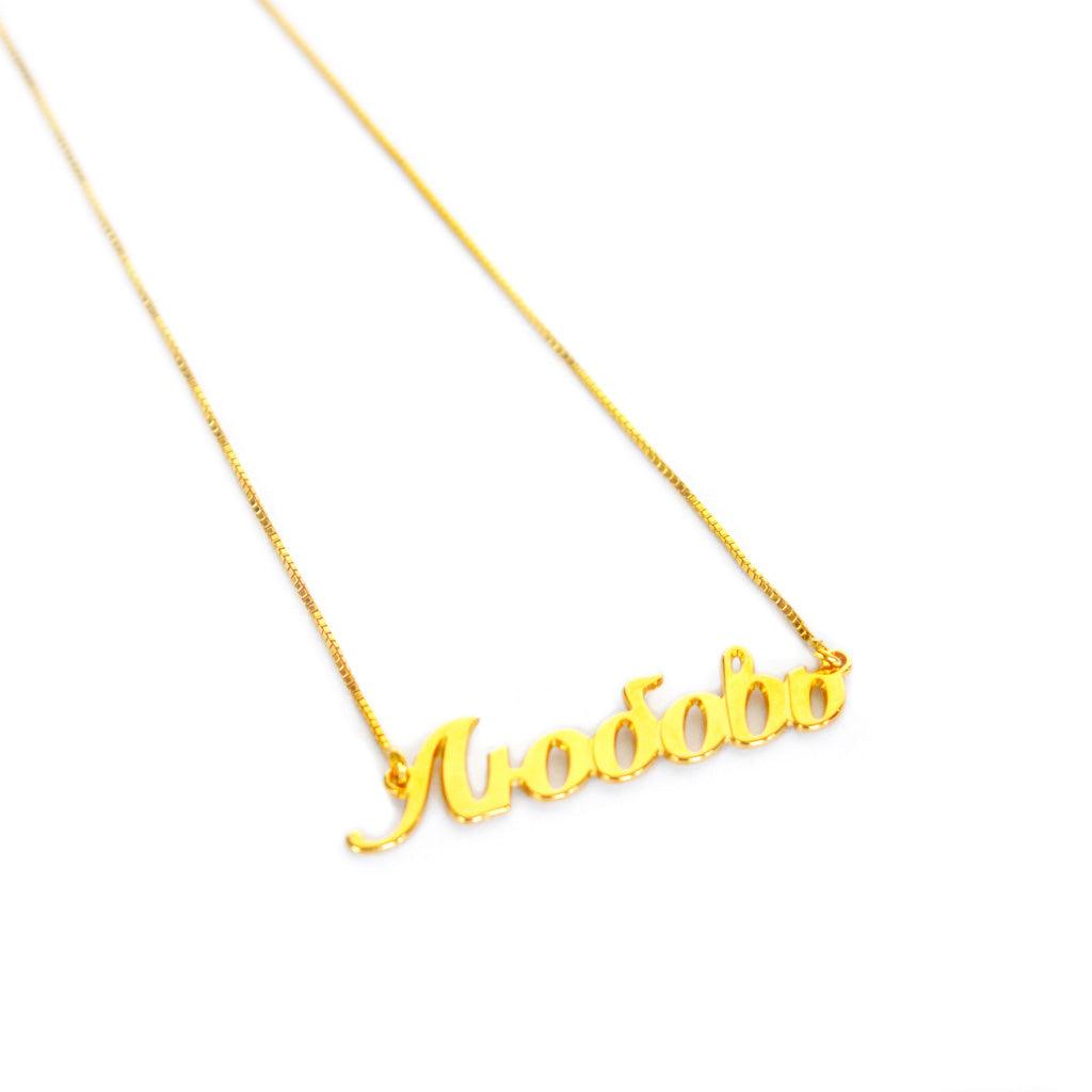 Greek Name Necklace - Anna Lou of London