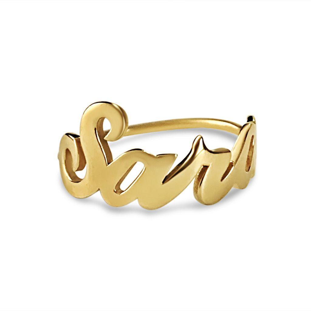 Personalised Name Ring - Anna Lou of London