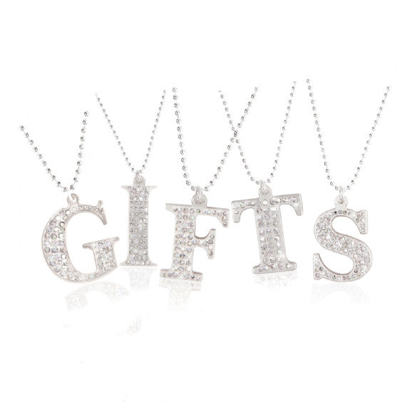 C Crystal Necklace
