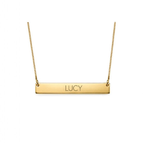 Personalised Bar Name Necklace