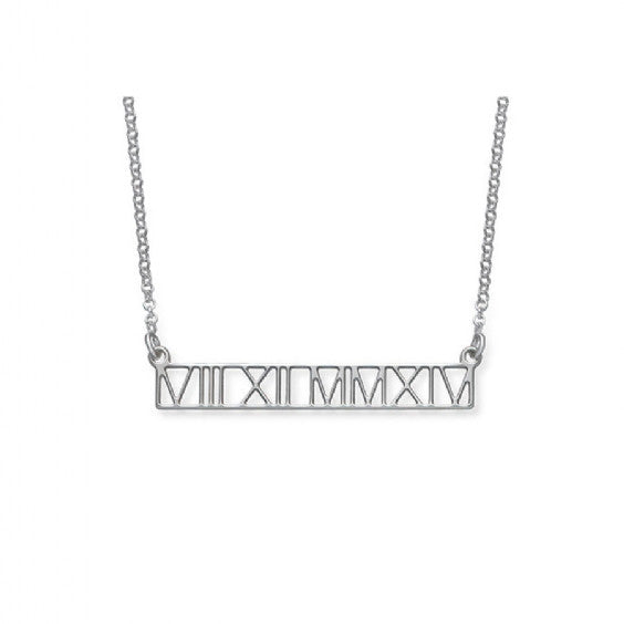 Roman Numeral Necklace