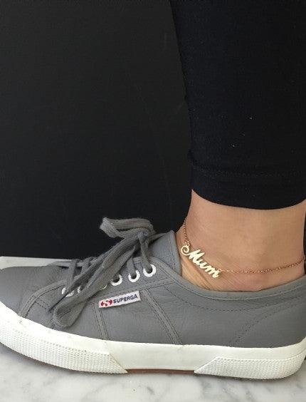 Name Anklet - Anna Lou of London