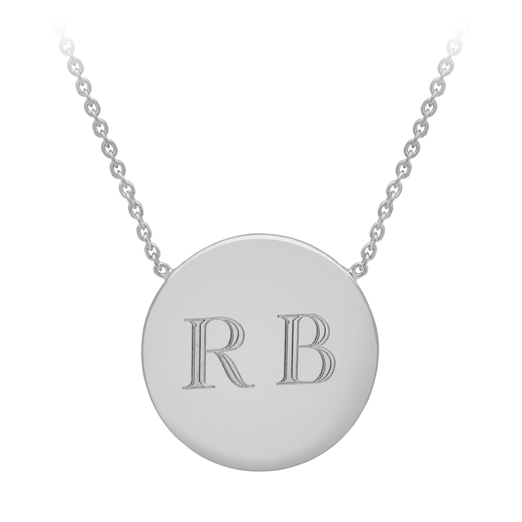 Engraved Capital Letter Disc - Anna Lou of London