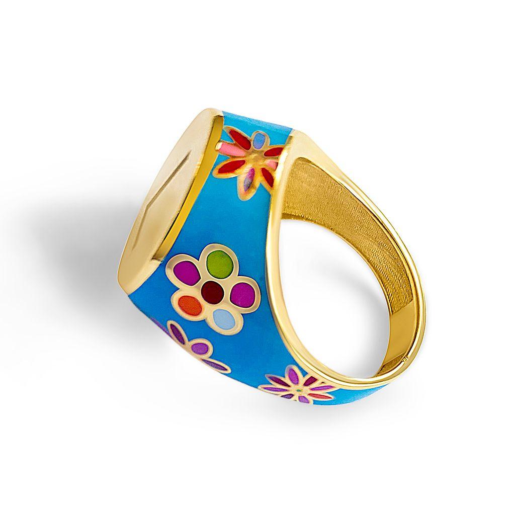 Daisy Trippy Hippie Personalised Ring - Anna Lou of London