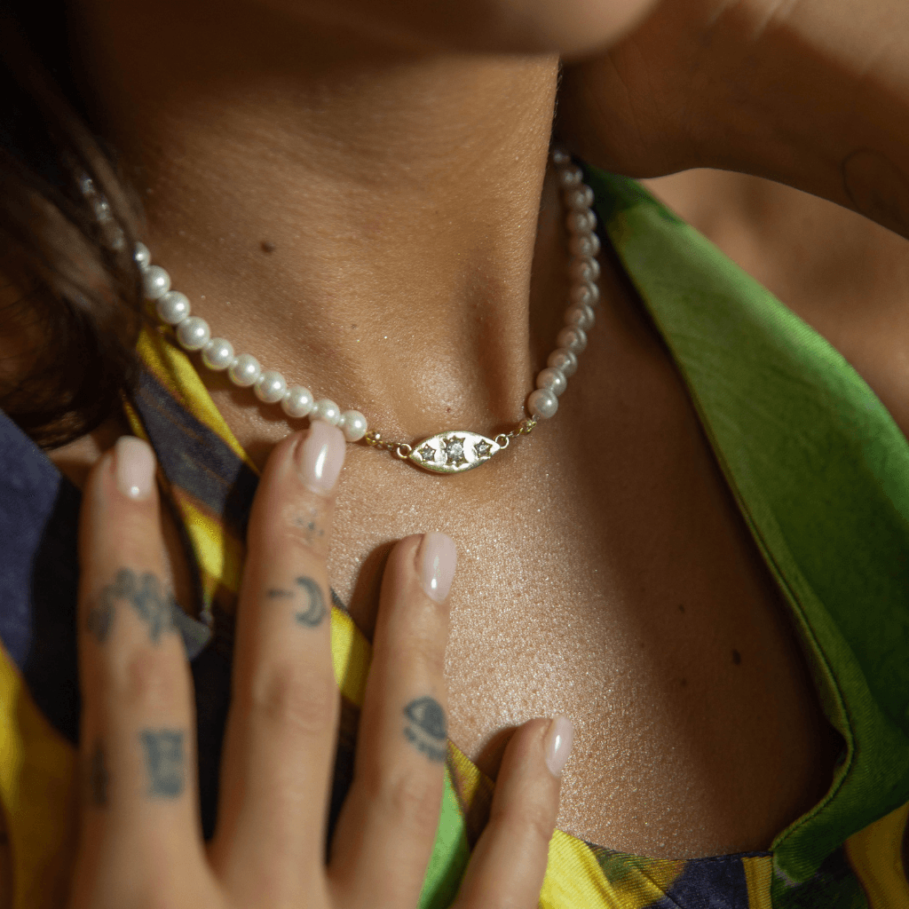 Freedom Pearl Necklace - Anna Lou of London