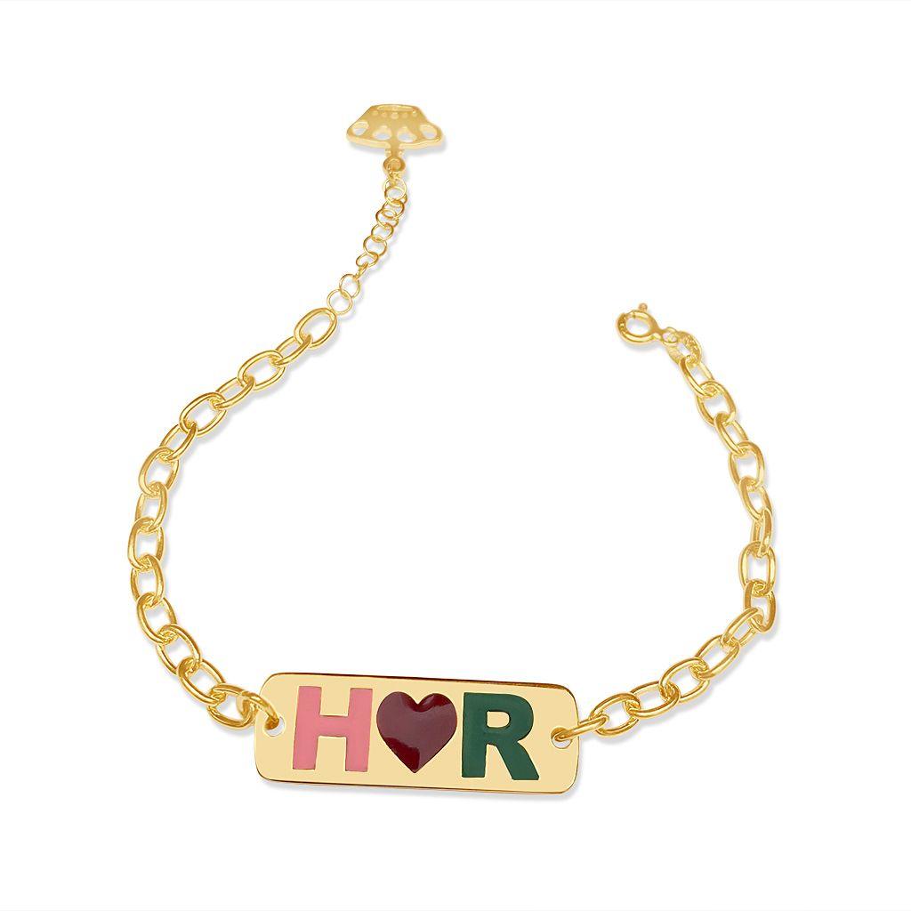 Personalised Initial Enamel Bracelet - Anna Lou of London