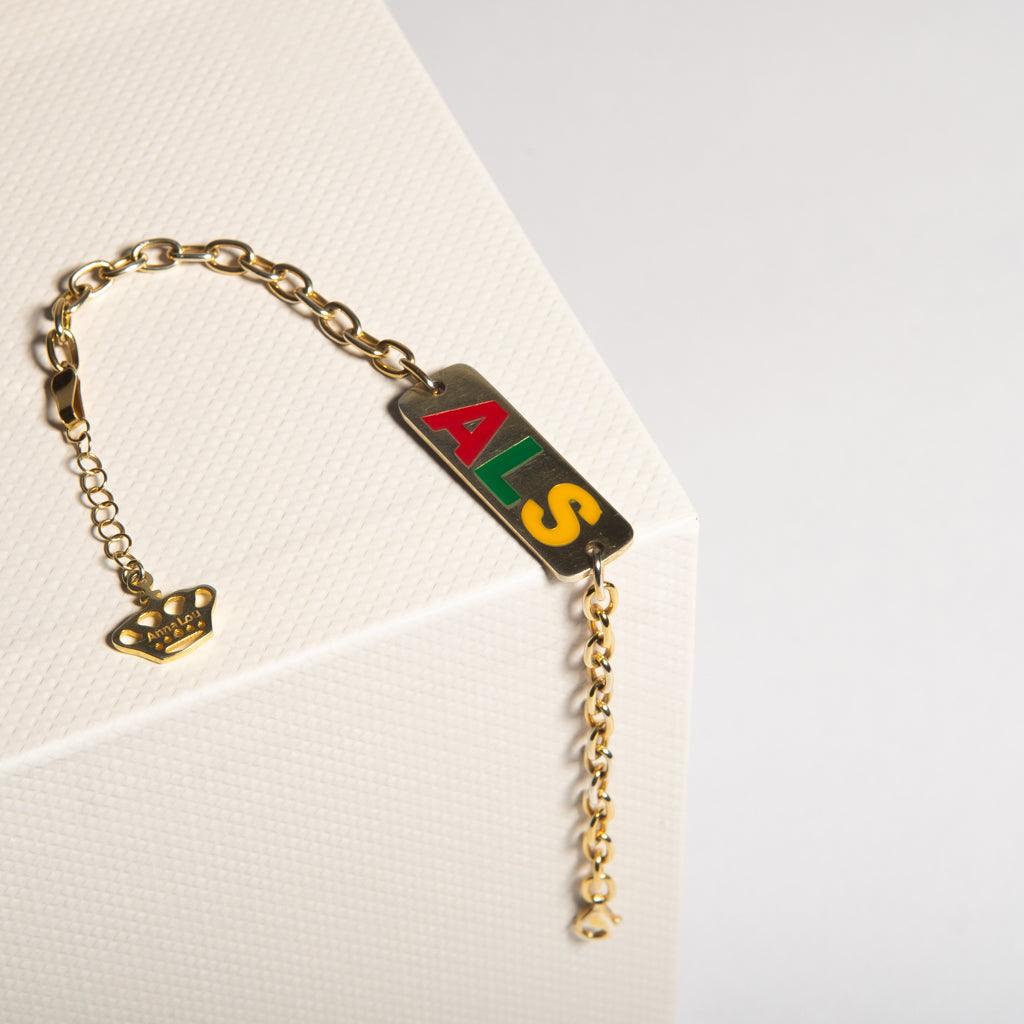 Personalised Initial Enamel Bracelet - Anna Lou of London