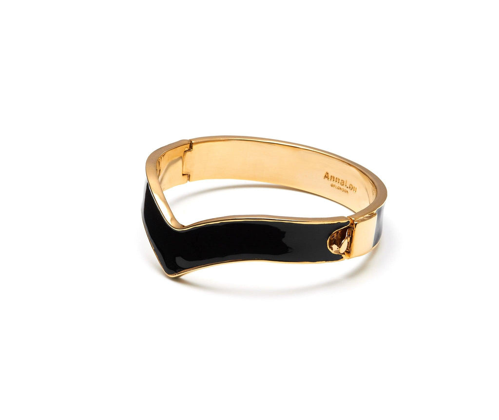 Chevron Bangle - Anna Lou of London