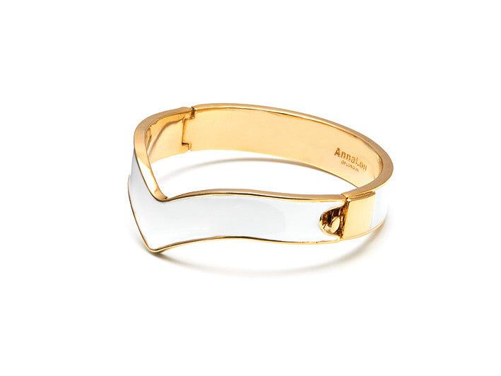 Chevron Bangle - Anna Lou of London