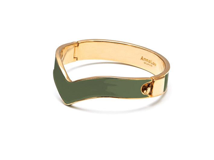 Chevron Bangle - Anna Lou of London