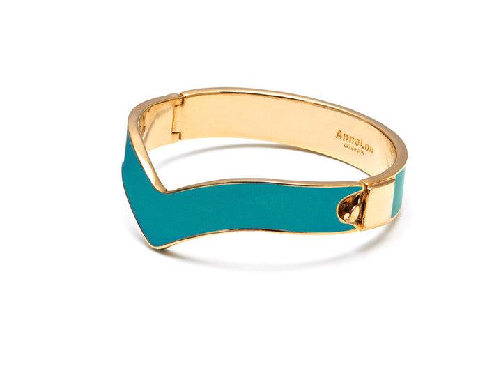 Chevron Bangle - Anna Lou of London